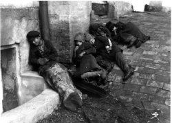  Homeless Children Sleeping. Russia. 1922. 