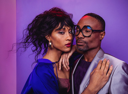 fxposecentral:Billy Porter and Mj Rodriguez for Broadway.com