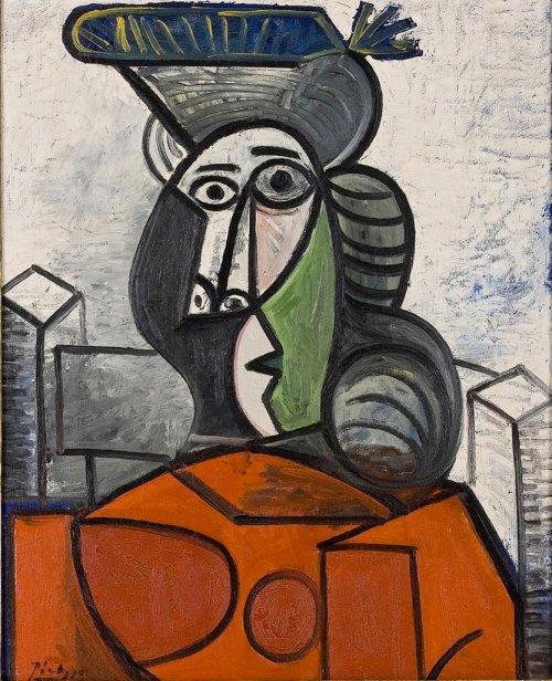 dionyssos:  Pablo Picasso Head of a women                                                              