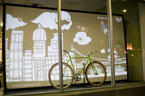 bisikleta:  Fixie Window Installation by Chairman Ting x Tangible Interaction (by Chairman Ting)