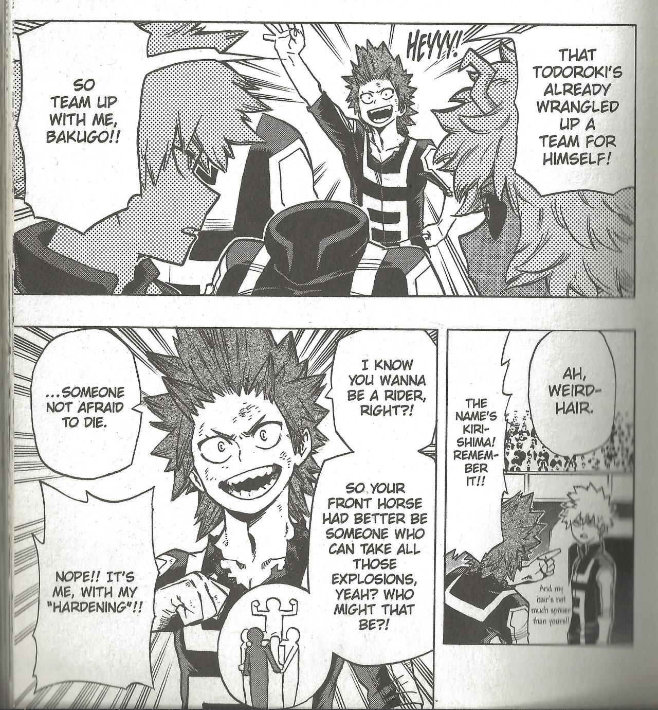 kiraelric: After reading through the manga I can easily say no.  Izuku and Katsuki’s