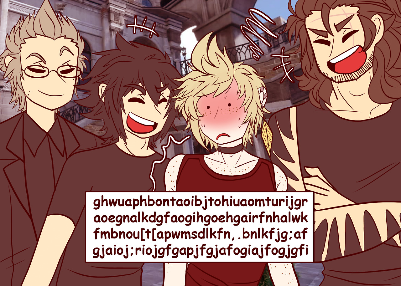 destiny-islanders:  Prompto Week | Day 3 - Favorie QuoteDay 1 Inktober Doodle | Day