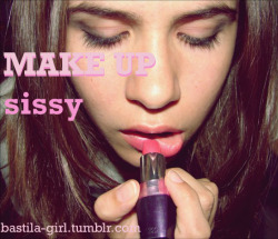 megameganposts:  bastila-girl:  MAKEUP!  yes good sissy knows she need it… 