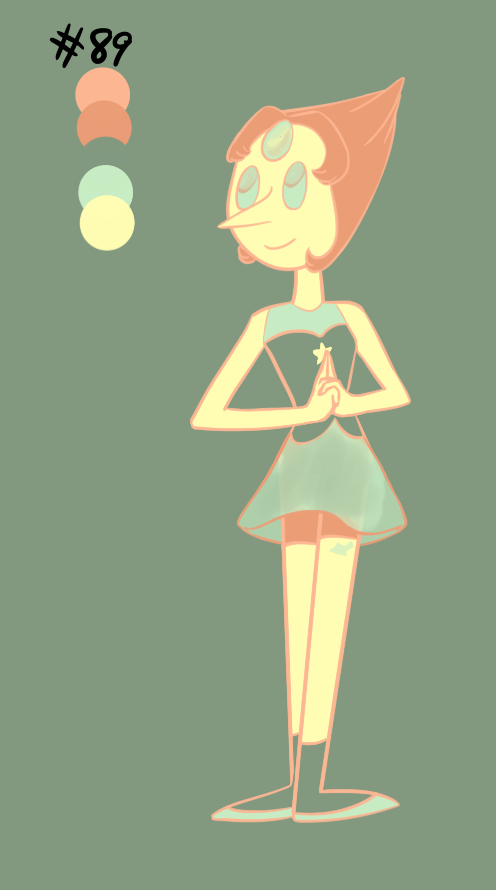 terror-ofthe-deep:  Last one for tonight maybe? Pearl from Steven Universe. Bird