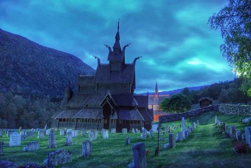 evilbuildingsblog:  Borgund Stave Church,