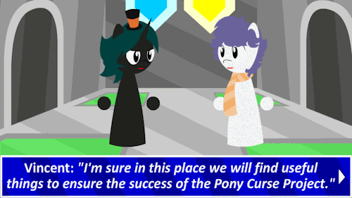 playwithfluttershy:  Results: Hide: 51 votes (in the library: 1 vote).   Stay here: 22 votes. OCs: Vincent: http://discordin.tumblr.com/ Nate: http://ask-nate-the-chicken-wings-pony.tumblr.com/ What should they do? Should they go to Canterlot or stop