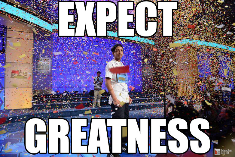 Expect greatness.
Spelling Bee winner acts like a boss, doesn’t celebrate his victory at all. Video: http://bit.ly/14eR60y