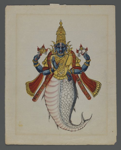 Unknown. One of Set of Nine Watercolors Showing Indians in Different Professions. 19th C. Brooklyn M