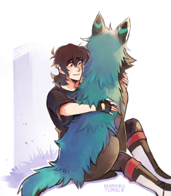 ikimaru:Kosmo thinks he’s a lap dog, pass