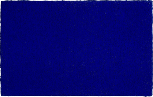 nobrashfestivity:Yves Klein, monochrome blues , 1957-1961Our year in review  (tumblr is really screw