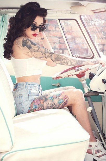 allgrownsup:  hot and sexy inked girls only - http://allgrownsup.tumblr.com #inked #hot inked #inked girls #inked sexy #inked girl #tadded #tattoo #girl #hot