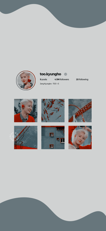 TOO - Kyungho (Instagram edit)Reblog if you save/use please!!Open them to get a full hd lockscreendo