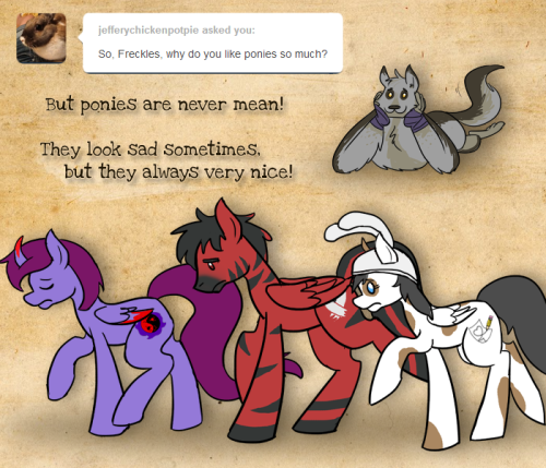 ask-king-sombra:  Then ponies were… not so nice. ((Featuring contest winners Dollyflash, Blodypast, Flareshadow (NSFW), Sky Dreams, Misfortune, Brilliant Verve and Pastel Sketch! If you’re a second place winner, don’t worry! You’re getting