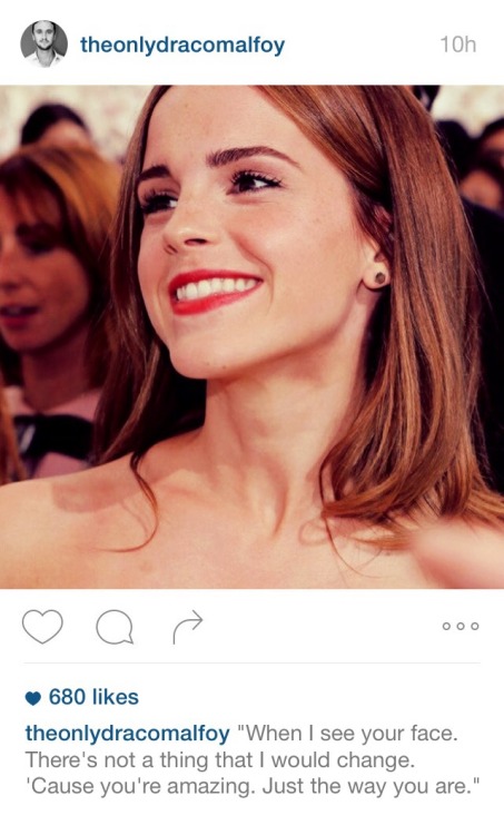 queenkhaleesistark:Instagram posts- Draco’s Hermione appreciation posts (most pictures taken when hi