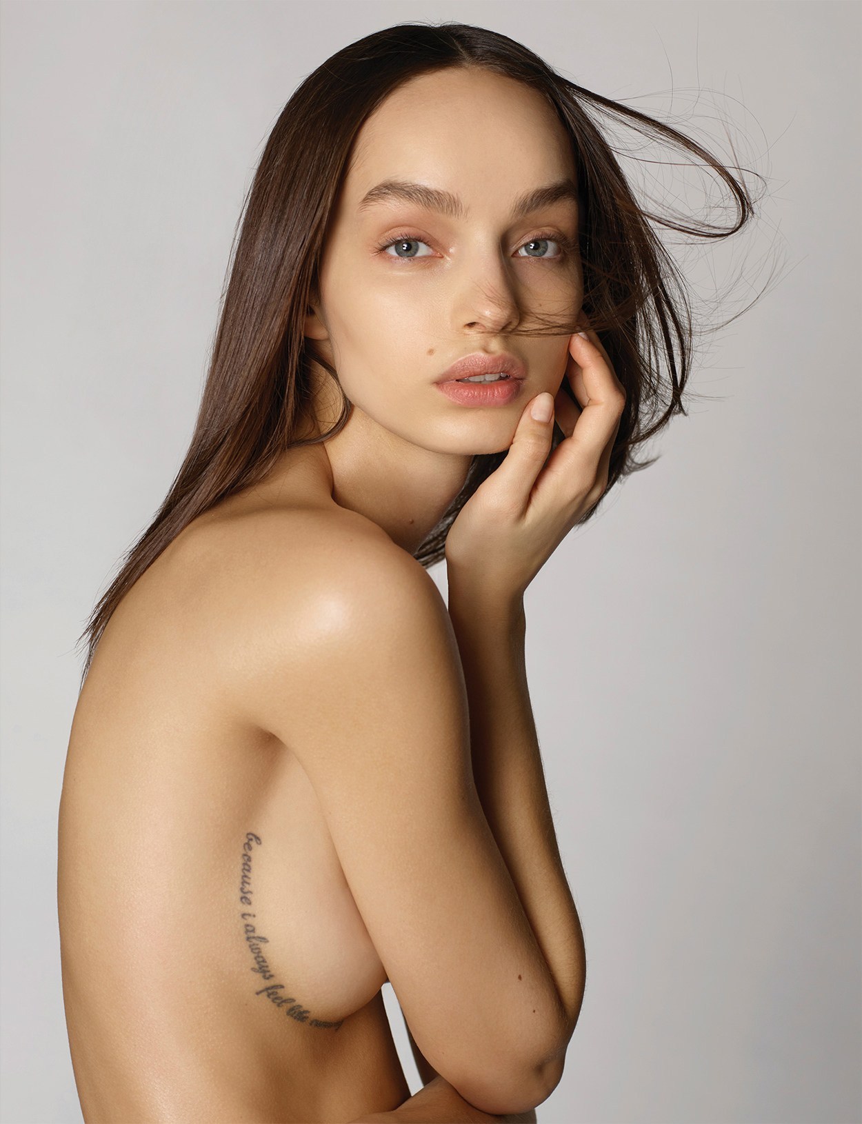 thebeautymodel:  “Harmonizing the Nude” Luma Grothe by Damien Krisl for Narcisse