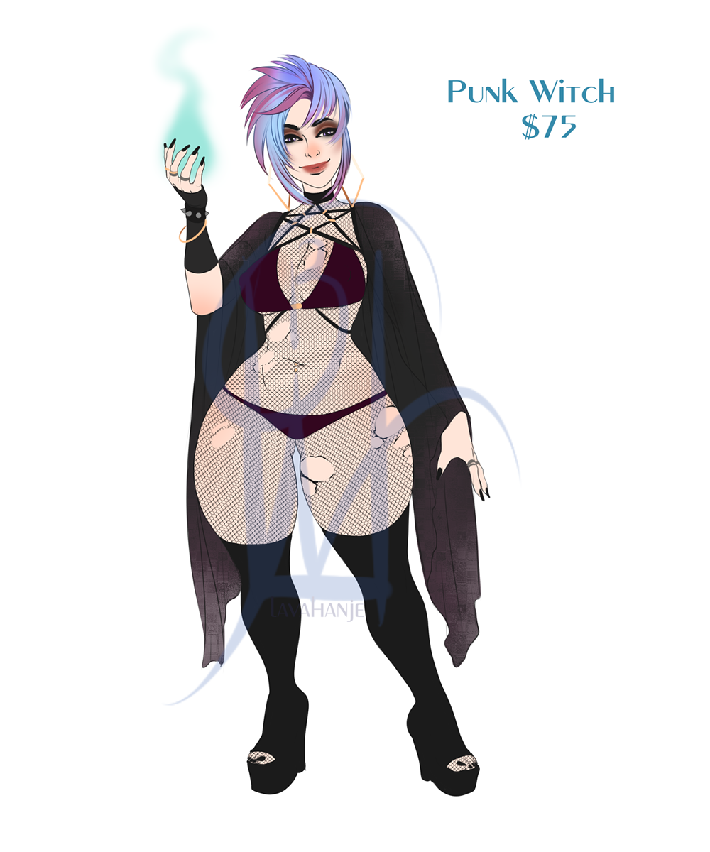 eroticlava: EDIT: Djinn has sold! EDIT: The smol witch has a home! Rules are as follows: