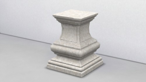 thejim07:Marble PedestalHi everyone !I converted this marble pedestal from TSM. I think this is one 