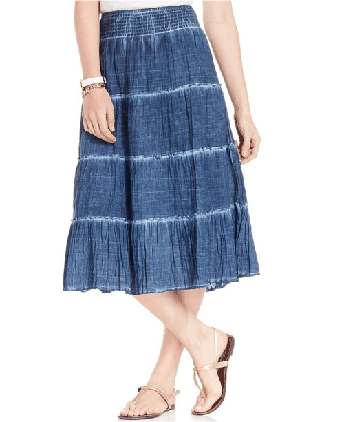 Style&amp;co. Tiered Midi Skirt