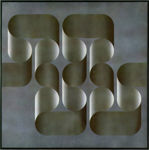 389: Modulación 213 (Modulation 213)Julio Le Parc, 1977acrylic on canvas  