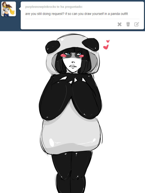 Me as a cute panda XDD