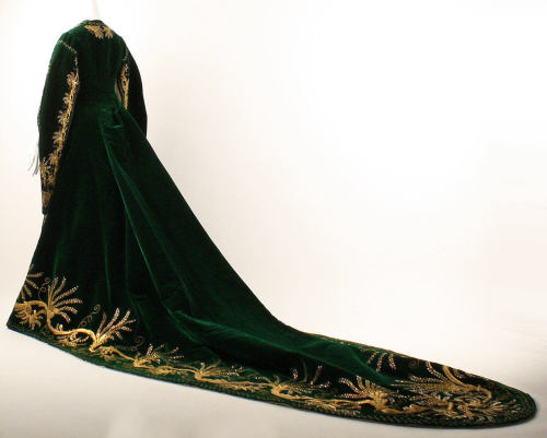 Russian court dress, c. 1900