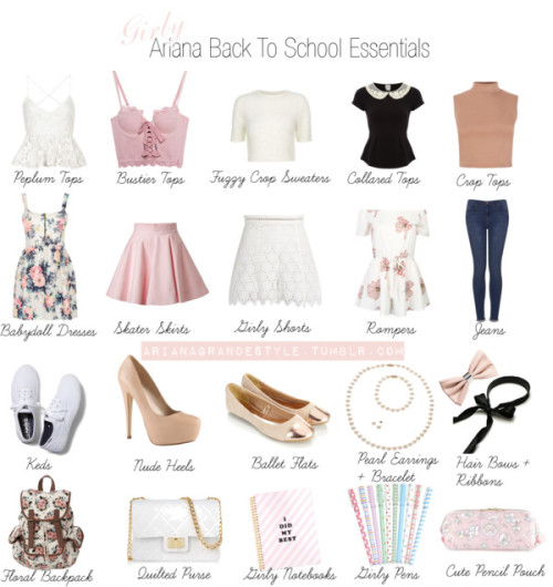 Back To School Girly Ariana by classicvibes featuring a back to school outfitHey loves!So back to sc
