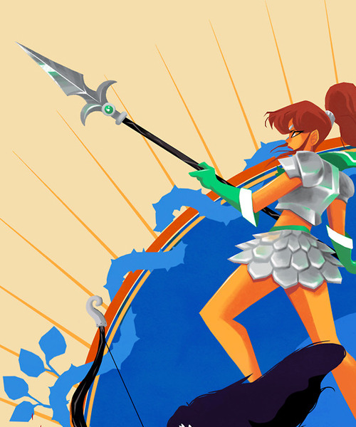 monkeysaysficus:  pikipouet:  Hi ! Here are some close ups of our Sailor Moon fanart