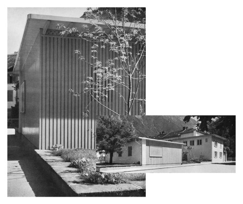 Medical office in Ennenda, extension buildingEnnenda, Glarus, Switzerland; 1948 Jakob Zweifel, Thoma