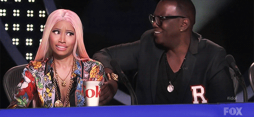 cashmerethoughtsss:  queen-minajesty:  That’s one kid in class who is just a little too friendly….  I really like how animated her face is.  