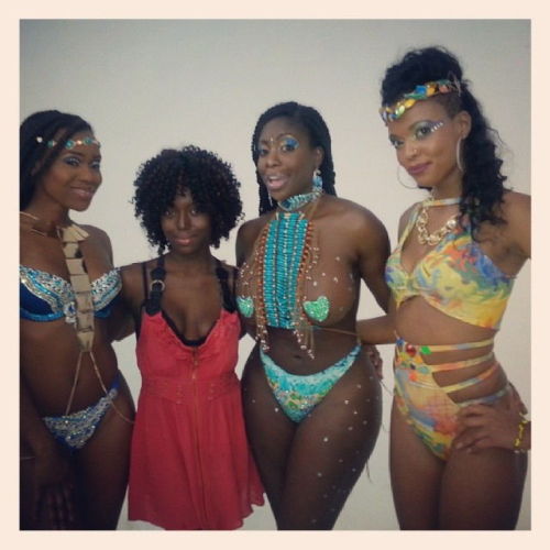 satanwantsmysoul:  Sibongile Cummings and Tahiry at Carnival