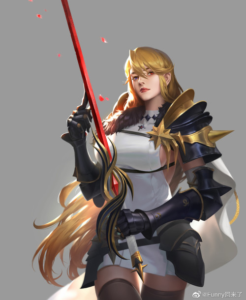 Seven Knights 同人练习 kei zhong https://www.artstation.com/artwork/k4k6ql