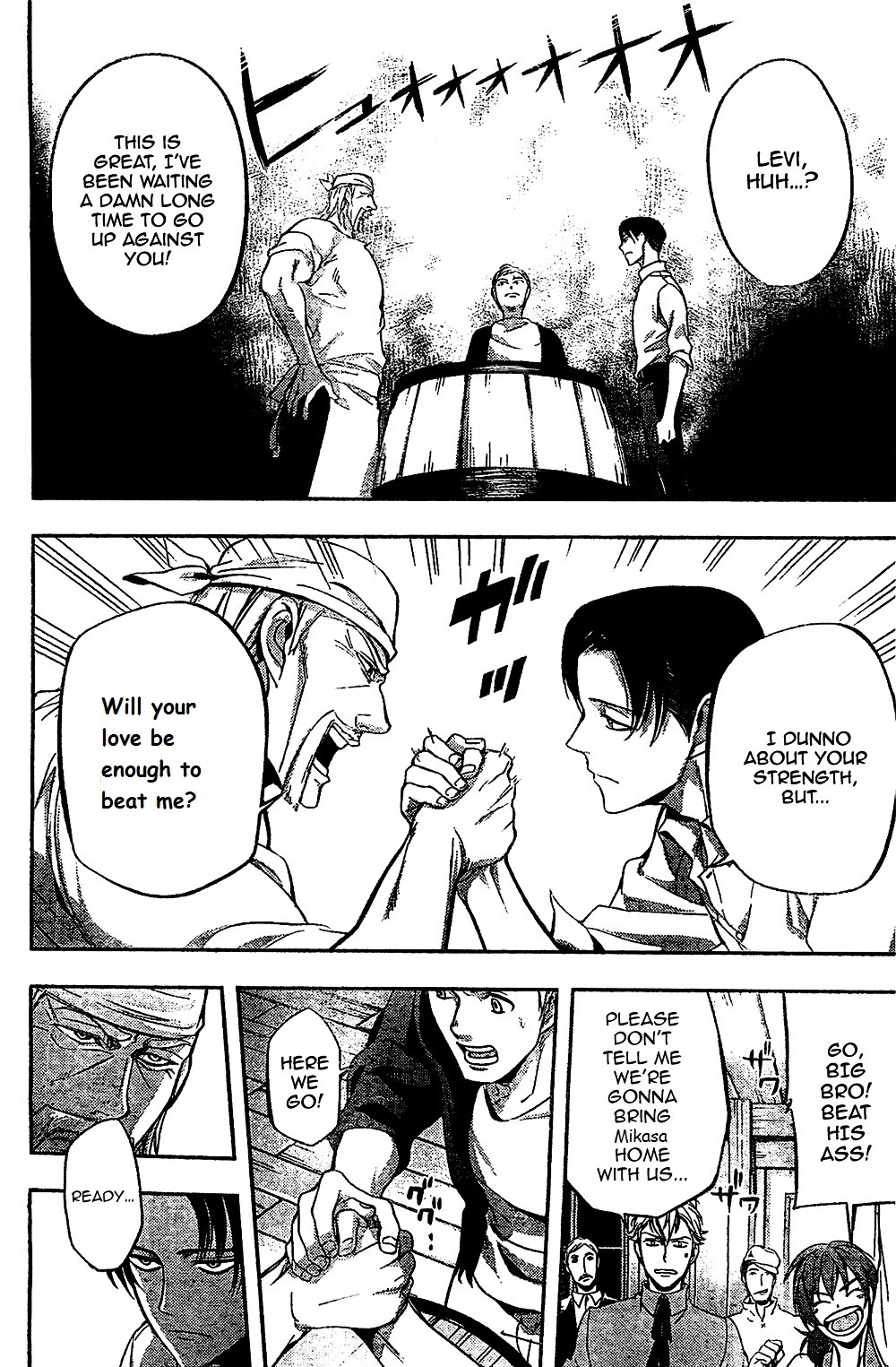 ask-rivaillleheichou:  What really happened…. Levi on his way to steal your girl. 