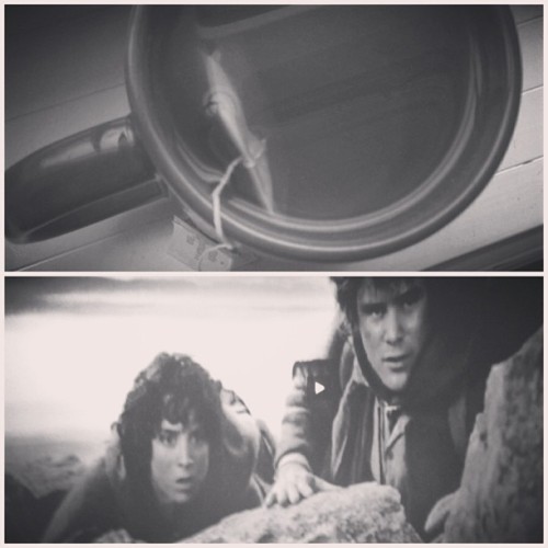 Home early cause I’m sick, still. Ugh… Watching Lord of the Rings and drinking tea. Yup