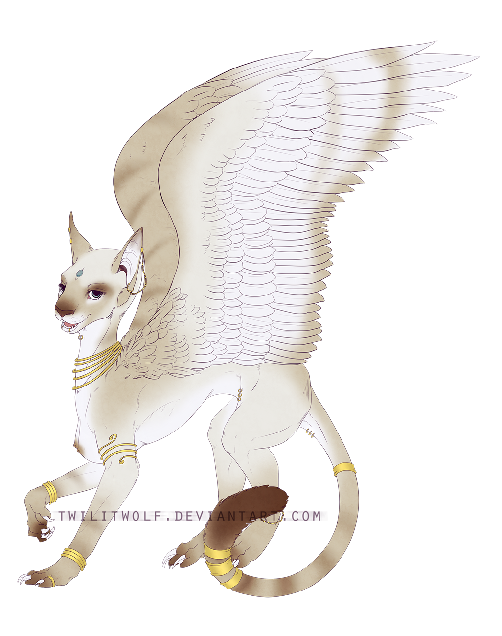 inthetwilighthours:  Comm: Sphinxen by =TwilitWolf Sphinxes are so neat unf  YESSS&lt;3