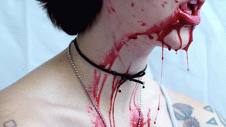 camdamage:  it’s fun to be a vampire (except for all the goths) | cam damage by self [more here] 