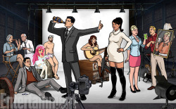 geekearth: Archer Drinking 