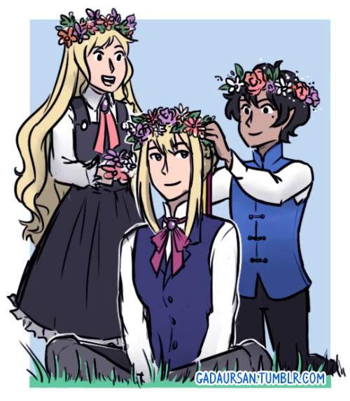 iasfuturekings:Rose wishes she could take her younger siblings out to make flower crowns out in the 