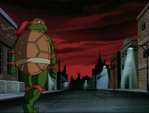 Like any good fan of the original TMNT cartoon, things seemed to go downhill fast for me after the introduction of a new ally for the turtles in Season nine– a hip, young man named Poochy Carter. But really, that’s not all I find weird about