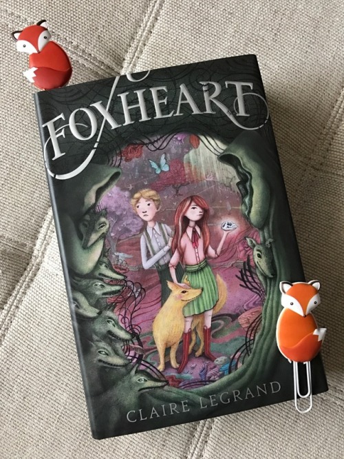 Foxheart featuring the adorable fox bookmarks I got for Valentine’s Day ❤️