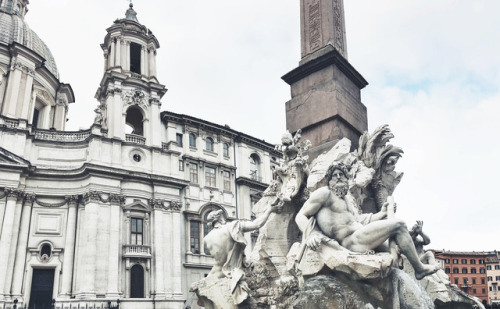 fxckxxp: Fontana dei Quattro Fiumi by Gian Lorenzo BerniniPiazza Navona ➺ Rome, Italy