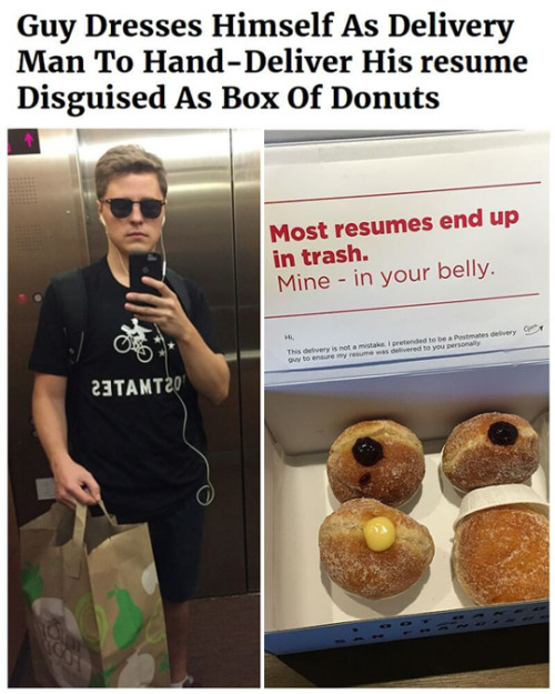 tastefullyoffensive:I donut see how they wouldn’t give him the job. (via aranjevi)