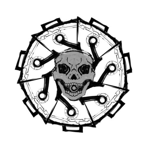 I Don't Really Draw Anything, So I'll Show You The Concept Of A Shield Created In The Likeness Of A Calabrass,