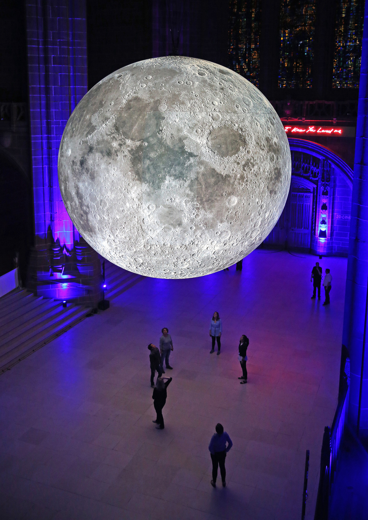 escapekit:  Museum of the Moon Multidisciplinary artist Luke Jerram has created several