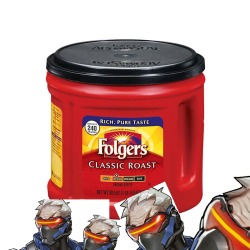 pastel-crow:  Were all folgers now