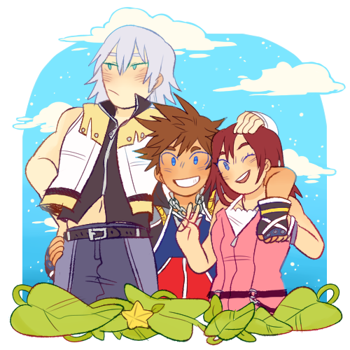 redrodeo:you’re not fooling anyone with that aloof pose riku. Everybody can tell YOU LOVE YOUR