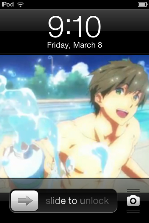teishoku:  So I forgot I have this as my lock screen and I let my dad borrow it and Lets just leave 