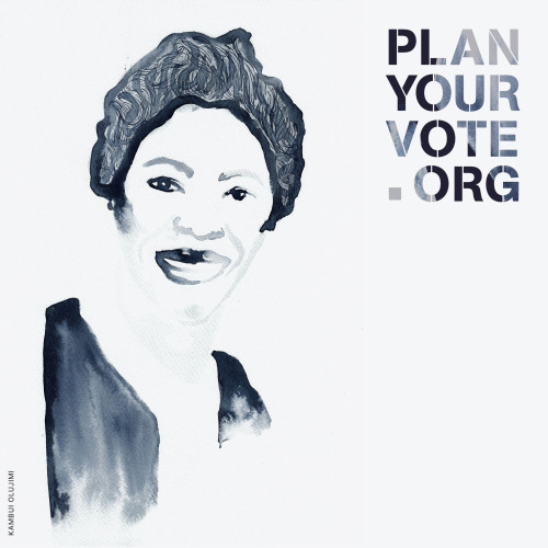 Your vote is your voice. Act today with Plan Your Vote, an artist initiative to promote and empower 