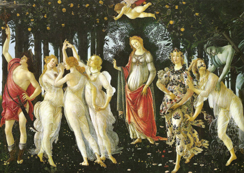 “Primavera” by Botticcelli, 1477-82 