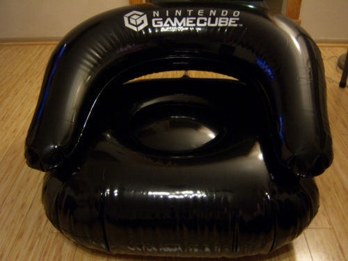 chibi-robos:GameCube promo blowup chair