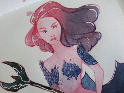 An old mermaid I did some weeks ago